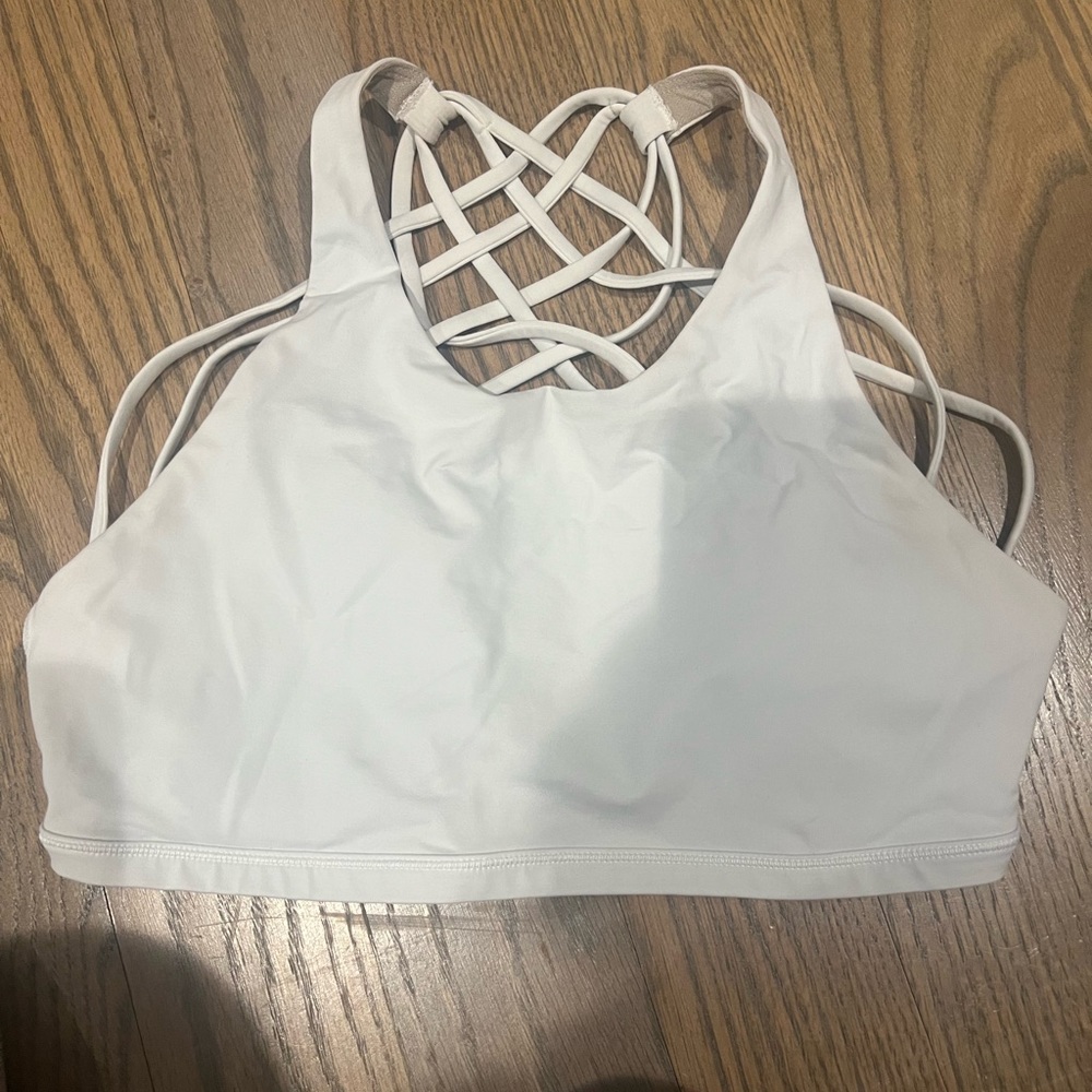 lululemon sports bra - white